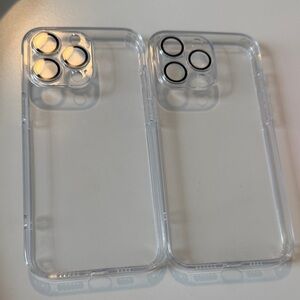 iPhone 15 pro max Clear Protective Case 2pk（new）